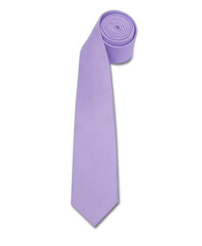 Polyester Slim Tie , Lavender