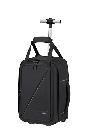 Take2Cabin - Sac Cabine Ryanair 40 x 25 x 20 cm, 20 L, 1,40 kg, Sac à Dos à Roulettes, Bagage à Main, Sac à Dos Avion S Sous le Siège, Noir (Black)