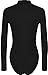 WearAll Women's Plus Size Turtle Bodysuit Top