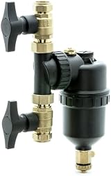 Tower TFC Group TRADE03 22mm Inline Magnetic Boiler Water Filter Black view 3
