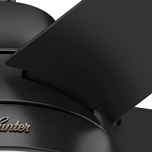 Hunter 51314 Aerodyne Ceiling Fan 52 inches Matte Black - View 8