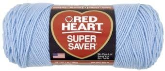 Red HeartSuper Saver Yarn-Light Blue