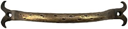 Pull Handle 8" For Barn Doors or Gates Solid Silicon Bronze Oil Rubbed Bronze Finish Handmade Copper Canyon Foundry