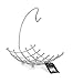 Fruit Basket with Banana Holder, Luxe Premium's Fruit Basket with Banana Hanger, Elegant and Decorative Chrome Fruit Bowl with Banana Hook, Amazing Design, Fashionable and Stylish Look
