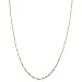 Kooljewelry 10k Yellow Gold Singapore Chain Necklace (0.7 mm, 1 mm, 1.4 mm, 1.7 mm)