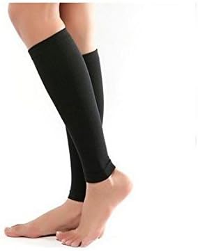 Amazon Co Jp Yosoo 細い脚 ふくらはぎ シェイパー 脂肪燃焼 ソックス 圧縮 ストーブパイプ ソックス レッグアームウォーマー ふくらはぎスリーブ L ブラック Zc ホーム キッチン