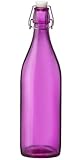 Bormioli Rocco Giara Bottle, Fuchsia