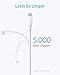Anker Powerline Lightning Cable (3ft), Apple MFi Certified High-Speed Charging Cord Durable for iPhone Xs/XS Max/XR/X / 8/8 Plus / 7/7 Plus, and More (White)