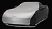 Designer Mat Two Tone C6 Embroidered Logo Car Cover for 2005-2013 Corvette models (Black/Silver)