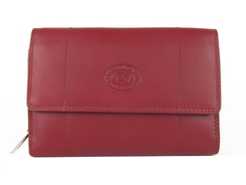 London Leathergoods Ladies Soft Leather Purse/Wallet 6 Colours Organiser