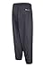 Mountain Warehouse Pakka Kids Waterproof Rain Pants -for Boys & Girls Black 7-8 Years