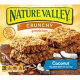 Nature Valley Crunchy Coconut Granola Bars, 1.5 Oz, 6 Count (Pack of 3)