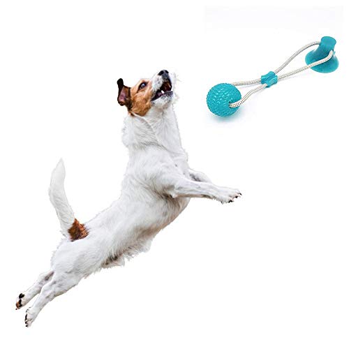 Womdee Dog Bite Toy, Multifunction Pet Molar Bite Toy, Durable Dog Tug Rope Ball Toy With Suction Cup - Tugging, Pulling, Chewing, Playing, Adult Dogs And Puppies - Thumbnail 7