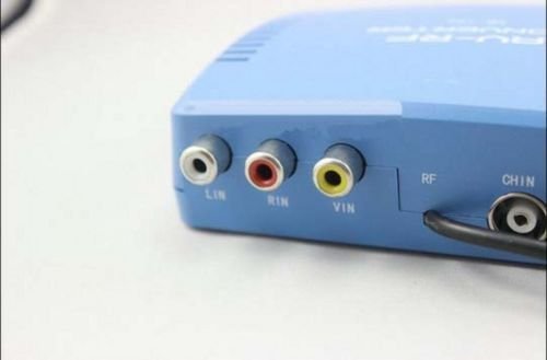 image for UTP AC 220V EU Plug AV to RF Modulator TV Switch Audio Video RCA Ant I
