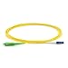 PacSatSales - Fiber Optic Patch Cable - Single Mode - SIMPLEX - OS1-9/125um (5M, SC/APC to LC)