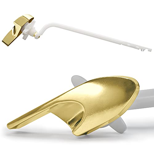 Kohler Toilet Handle Replacement, Side Mount Toilet Tank Lever (Brass