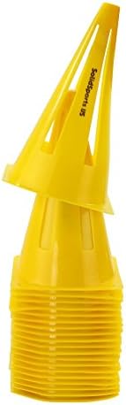 Solid Sports Pop-up Cones, Yellow