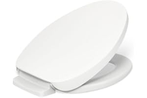 KOHLER 10349-0 PureWarmth Heated Elongated Toilet Seat, Soft Close Toilet Seat, Quiet-Close, Slow Close, Night Light, White