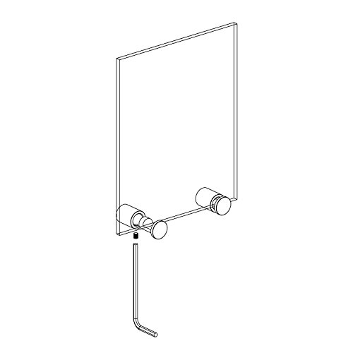 3 MALLEABLE+Standoffs+Aluminum+Burglarproof+Standoff