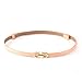 MoYoTo Women's Stylish Thin Patent Leather Gold Skinny Waist Belts For Dresses