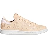 adidas Originals Women's Stan Smith W Low Shoes, Casual Sneakers, Cloud White/Purple Tint/Matte Gold, 8