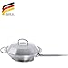 Fissler FISS-08483330000 Original Profi Wok with Long Handle and Domed Lid, 12