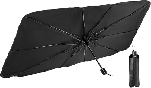 Sun Protection Car Front Windscreen Interior, Parasol Car, Windscreen Sun Protection Suitable for Most Models (75 cm x 135 cm)