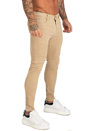 GINGTTO Slim Fit Jeans for Men Skinny 