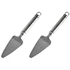 2 stks Rvs Kaas Pizza Schop Cake Schraper Steak Peel Cake Houder