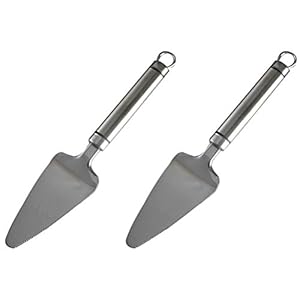 2 stks Rvs Kaas Pizza Schop Cake Schraper Steak Peel Cake Houder