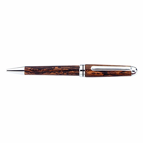 Woodturning Project Kit for European-Style Pen Kit, Platinum