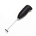 LYH Milk Frother Mini Foamer Handheld for Bulletproof Coffee Lattes Foam Maker Whisk Drink Mixer for Cappuccino, Frappe, Matcha, Hot Chocolate, Black