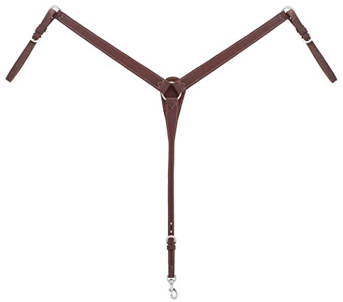 Weaver Leather Working Tack Tapered Breast Collar Golden Chestnut - Thumbnail 2