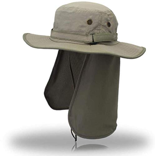 NIUASH Fischerhüte Breitkrempe Männer Frauen Eimer Hut Mit Schnur Wasserdicht Outdoor Angeln Jagdhut Fischer… – Bild 7