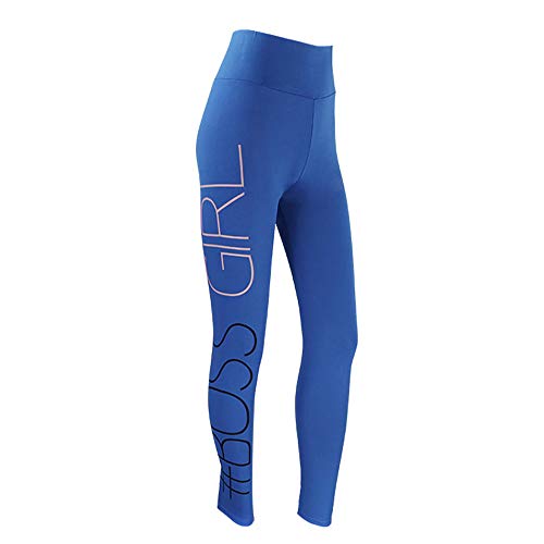 Letter Yoga Pants, Women's Fashion Workout Leggings Fitness Sports Gym Running Yoga Athletic Pants by Neartime