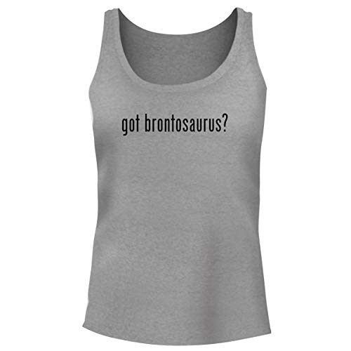 One Legging it Around got Brontosaurus? - Women's Funny Soft Tank Top, Heather, XX-Large