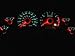 1999-2004 Ford Mustang White Face Gauges
