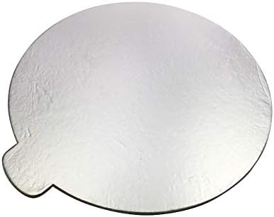 SMARTBUYER 10 Inch Silver Round Cake Base - Pack of 10