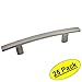 Cosmas 25 Pack 2363-3SN Satin Nickel Subtle Arch Cabinet Hardware Handle Pull - 3