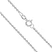 Honolulu Jewelry Company 925 Sterling Silver 1mm Cable Chain Necklace for Women Tarnish Resistant - Made in Italy (14 Inches)