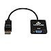 1JUSTLINK DisplayPort DP to VGA Adapter 1080P Gold Plated Converter Male to Female Connector Cable for PC Laptop Desktop Monitor Project