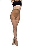 Curvation Women's Plus Size 2-Pack Control Top Pantyhose Soft Stretch, Nude, C4