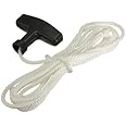 Lawn mower pull handle Pull cord for lawn mower 120 Inch Universal Lawnmower Trimmer Pull Handle Starter Rope Cord Garden Machine Fitting - Mower pull