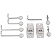 kenable Wall Mounting White Universal Speaker Bracket 72 x 38 x 42mm