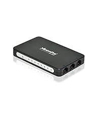 xtrempro 8 port USB con suministro de corriente Switch   Hub de red RJ45 Ethernet 10 100Mbps Negro (61026)