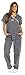 11134W Just Love Women's Scrub Sets / Medical Scrubs / Nursing Scrubs - Small,Gray with Pink Trim,Gray With Pink Trim,Small