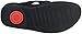 FitFlop Women's Glitterosa Flip Flop, All Black, 7 M US