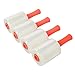 TOPGREEN Mini Stretch Wrap 2 PACK with Plastic Handle for Pallet Wrap Moving Stretch film Shrink Wrap 5 Inch by 1000 Feet Shrink Wrap for Moving Packing Shipping Boxes