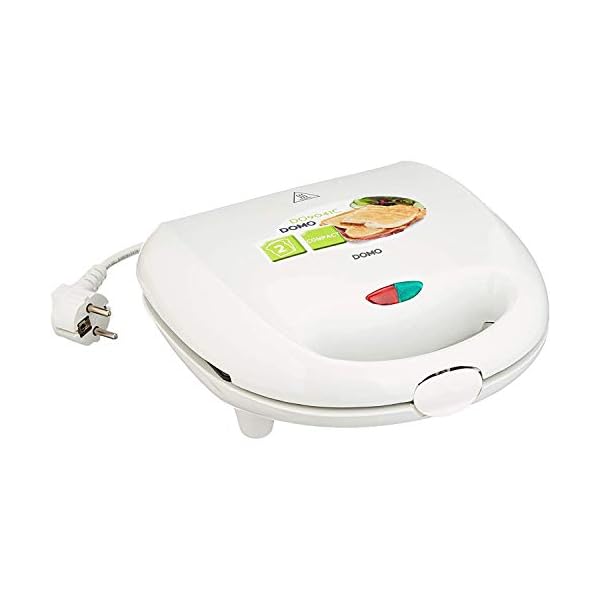Domo-DO9041C-Sandwich-Toaster-700-W-White Domo DO9041C Sandwich Toaster, 700 W, White