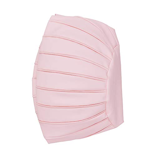 Comfortland Unstuffed Round Pouf Foot Stool for Christmas Medium Storage Ottoman Seat Decorative Bean Bag Floor Chair Foot Rest Pillow for Living Room, Bedroom, Kids Room and Wedding (Pink)